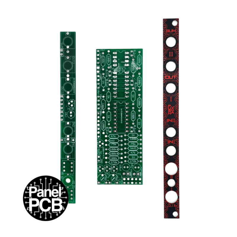 Zlob Modular - Push VCA (Panel PCB)