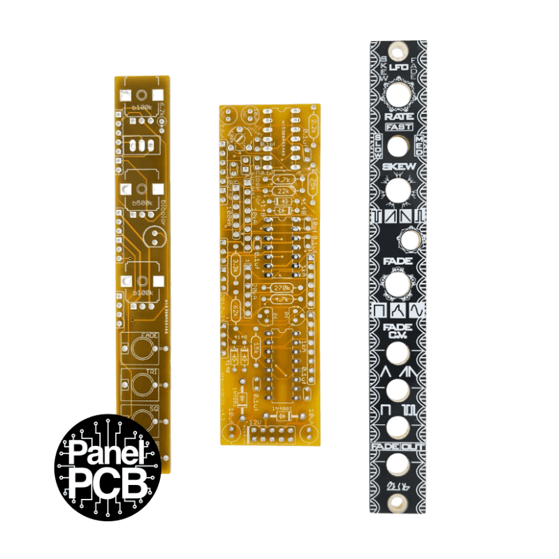 Zlob Modular - Skew Fade LFO (Panel PCB)