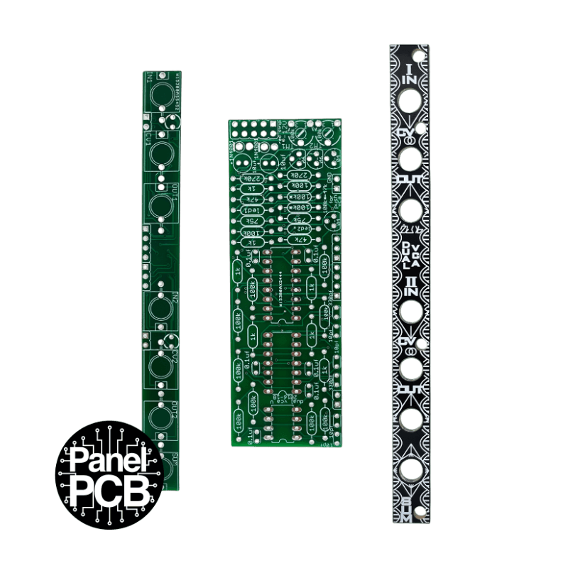 Zlob Modular - Dual VCA  (Panel PCB)